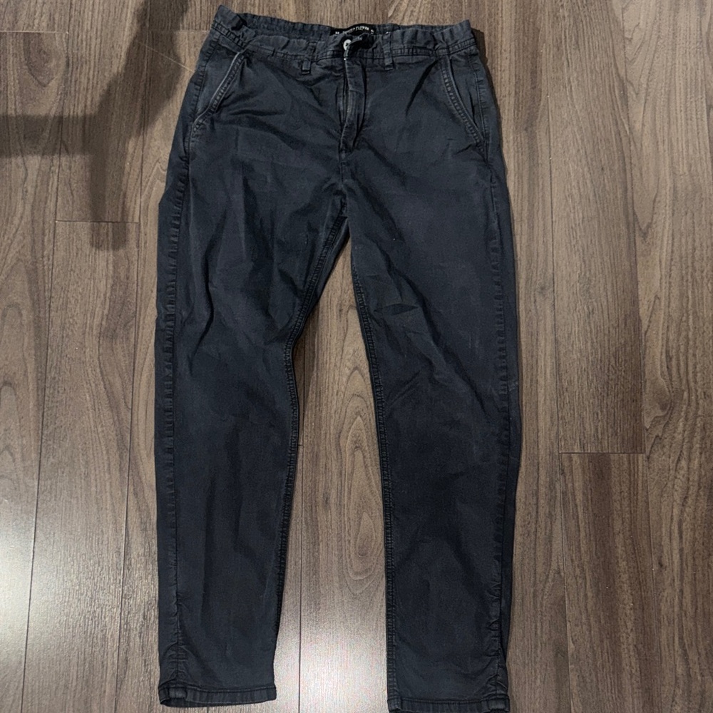 Denim & Flower Men's Slim Fit Black Jeans
